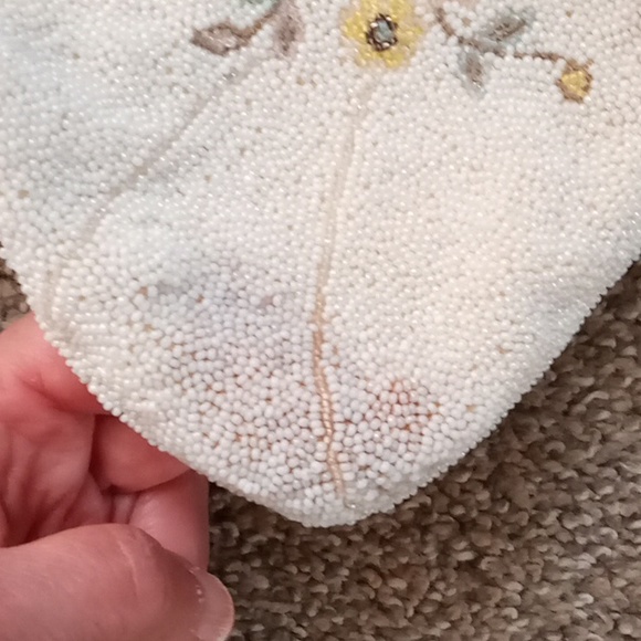 Vintage French Jorelle Beaded Hinged Evening Bag - Picture 12 of 16